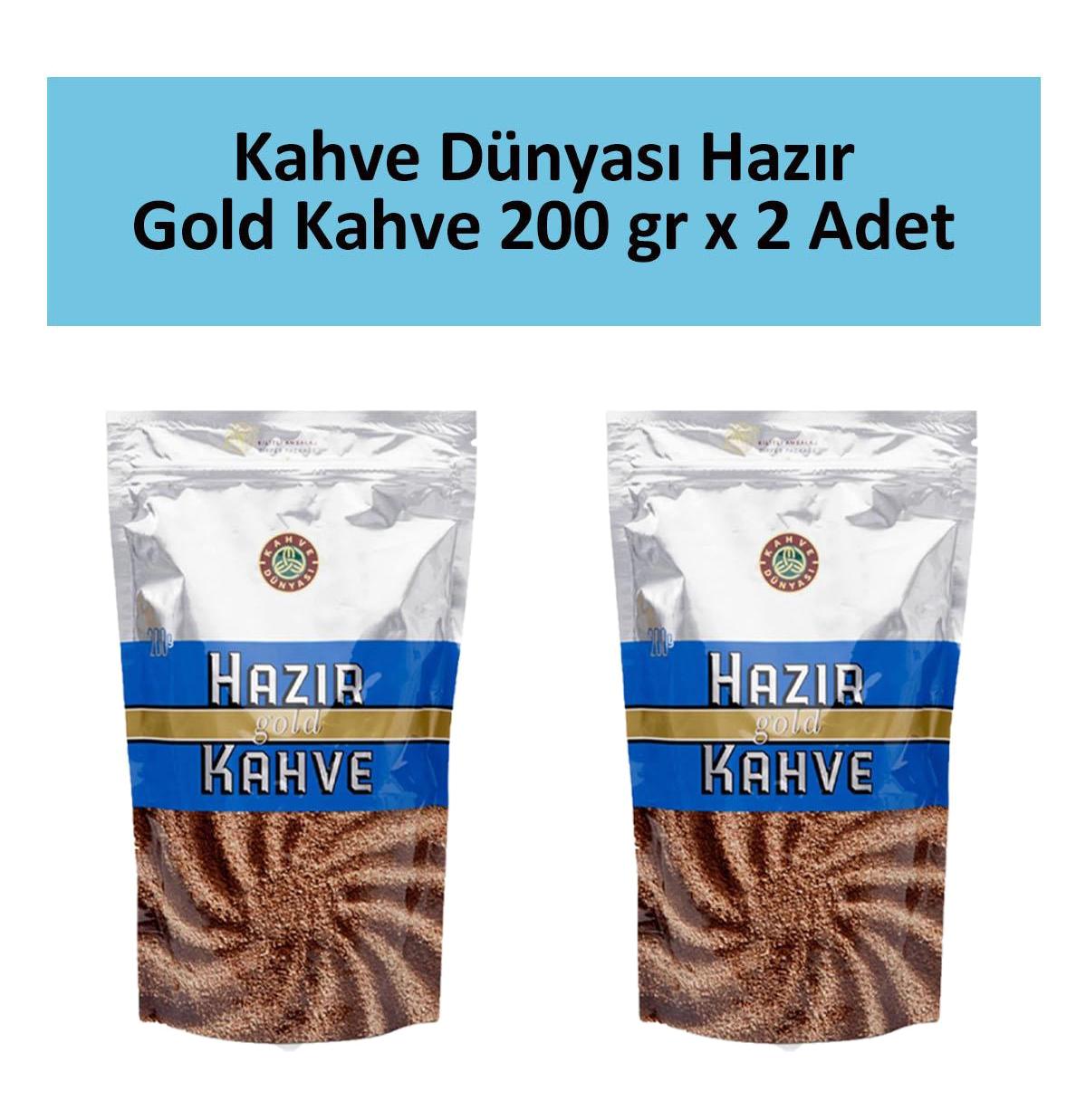 Kahve Dünyası Gold 2x200 gr Hazır Kahve