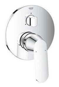 Grohe Eurocosmo 24226000 Metal Çevirmeli Ankastre Banyo Bataryası Gümüş