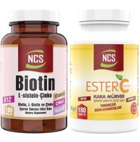 Ncs Ester C Vitamini Biotin Karamürverli Yetişkin Vitamin 180 Tablet - 180 Tablet