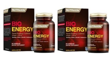 Nutraxin Big Energy Keçiboynuzu - Zencefil Yetişkin Vitamin 2x60 Tablet