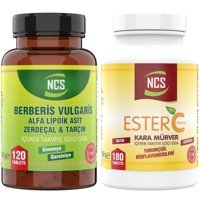 Ncs Berberis Vulgaris - Vitamin C Tarçın - Zerdeçal Yetişkin Vitamin 120 Tablet - 180 Tablet