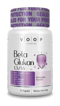 Voop Beta Glukan 1.3/1.6 Karamürverli Yetişkin Vitamin 30 Kapsül