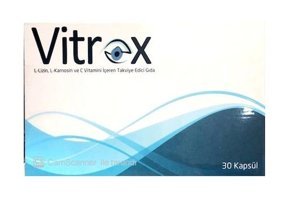 Vitrex L-Lizin L-Karnosin Vitamin C Aromasız Yetişkin Vitamin 30 Kapsül