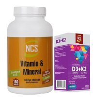 Ncs Multivitamin Multimineral + Vitamin D3-K2 Aromasız Yetişkin Vitamin 67 Tablet