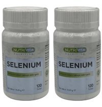 Nutrivita Selenium Aromasız Yetişkin Vitamin 2x120 Tablet