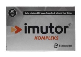 Eczacıbaşı Imutor Kompleks Aromasız Yetişkin Vitamin 30 Kapsül