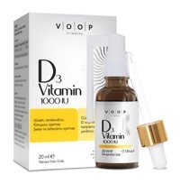 Voop Vitamin D3 Aromasız Yetişkin Vitamin 20 ml