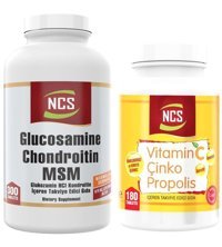 Ncs Vitamin C Çinko Propolis + Glucosamine Msm Portakallı Yetişkin Vitamin 180 Tablet - 300 Tablet