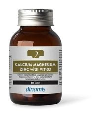 Dinamis Calcium Magnesium Zinc Aromasız Yetişkin Vitamin 60 Tablet