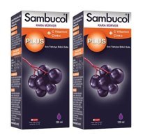 Sambucol Plus Karamürverli Yetişkin Vitamin 2x120 ml