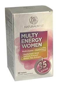 Naturalnest Multy Energy Women Aromasız Yetişkin Vitamin 30 Tablet