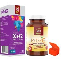 Ncs Vitamin D3 - K2 Ester Karamürverli Yetişkin Vitamin 60 Kapsül