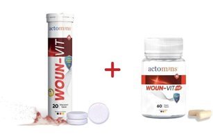 Actomins Woun Vit Aromasız Yetişkin Vitamin 60 Tablet