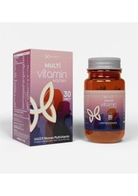 Haver Kadınlar İçin Multivitamin Aromasız Yetişkin Vitamin 30 Tablet