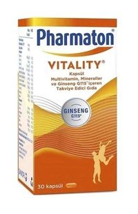 Pharmaton Vitality Aromasız Yetişkin Vitamin 30 Tablet