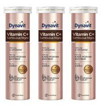 Dynavit Vitamin C Sambucus Nigra Karamürverli Yetişkin Vitamin 3x20 Tablet