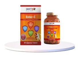 Smart Up Ester C Çilekli Yetişkin Vitamin 30 Kapsül