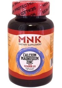 Mnk Calcium Magnesium Zinc Aromasız Yetişkin Vitamin 120 Tablet