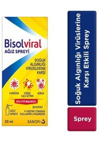 Bisolviral Viral Ağız Spreyi Bitki Ekstralar Yetişkin Vitamin 20 ml