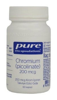 Pure Encapsulations Chromium Picolinate Aromasız Yetişkin Vitamin 60 Kapsül