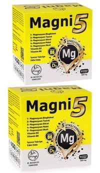 Dr. Müye Magnezyum B6 D3 Vitamini Magni5 Bisglisinat Malat Taurat Sitrat Oksit Aromasız Yetişkin Vitamin 90 Kapsül