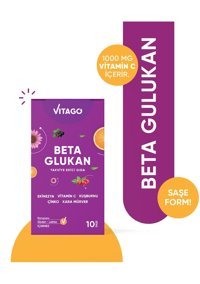 Vitago Beta Glukan Vitamin C Çinko Karamürverli Yetişkin Vitamin 30 Kapsül