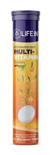 Life Multivitamin Aromasız Yetişkin Vitamin 20 Tablet