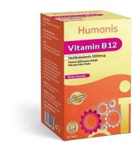 Humanis Vitamin B12 Aromasız Yetişkin Vitamin 90 Tablet