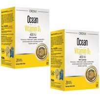 Ocean Vitamin D3 Aromasız Yetişkin Vitamin 2x20 ml