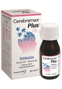 Cerebramax Plus Stikolin Aromasız Yetişkin Vitamin 60 ml