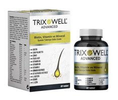 Trixowell Advanced Biotin Vitamin Mineral Aromasız Yetişkin Vitamin 60 Tablet