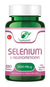 Yurdavit Selenium L-Selenometionin Aromasız Yetişkin Vitamin 120 Tablet