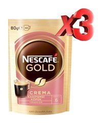 Nescafe Gold Crema Sade 3x80 gr Hazır Kahve