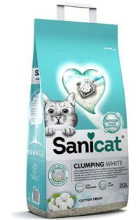 Sanicat Clumping Topaklanan İnce Taneli Organik Kedi Kumu 20 lt