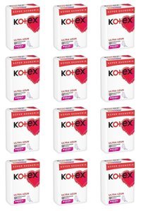 Kotex Organik Antialerjik İnce Ultra Uzun 18'li Hijyenik Ped 12 Adet