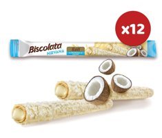 Biscolata Nirvana Hindistan Cevizli Çikolata 12x22.5 gr