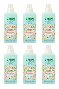 U Green Clean Lavanta Yağlı Bitkisel 6x1000 ml Sıvı Çamaşır Deterjanı