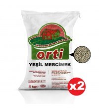 Orti Yeşil Mercimek 2x5 kg