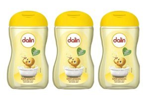 Dalin Göz Yakmayan Hassas Ciltler İçin Bebek Şampuanı 3x100 ml