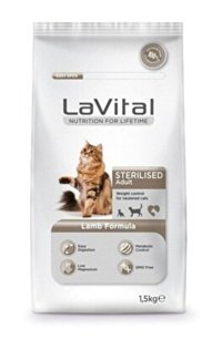 La Vital Kuzu Etli Kuru Kedi Maması 1.5 kg