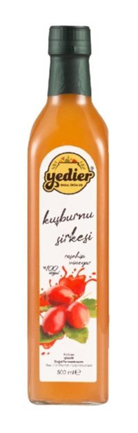 Yedier Doğal Kuşburnu Sirke 500 ml