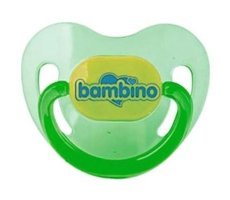 Bambino 0-6 Ay Ortodontik Kiraz Uçlu Damaklı Silikon Emzik Yeşil