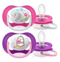 Philips Avent Ultra Air Animals 6 Ay+ Kiraz Uçlu Silikon Emzik Pembe