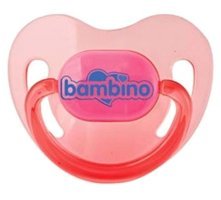 Bambino 6-18 Ay+ Ortodontik Damaklı Silikon Emzik Kırmızı