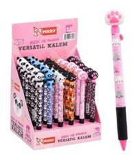 Mikro Panda Silgili Plastik Neon Pembe 0.7 mm Uçlu Versatil Kalem