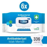 Deep Fresh Antibakteriyel 56 Yaprak 6'lı Paket Islak Mendil