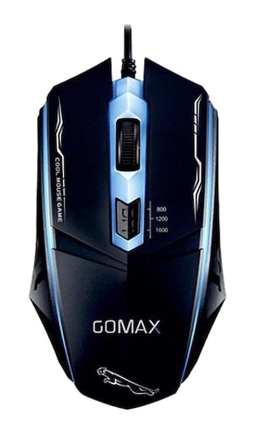 Gomax M1 RGB Ergonomik Makrolu Kablolu Siyah Optik Gaming Mouse