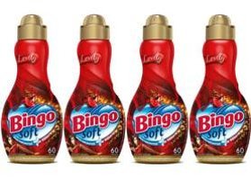 Bingo Soft Konsantre Lovely 60 Yıkama Yumuşatıcı 4x1.44 lt