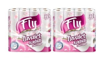 Soft Fly Naturel 2 Katlı 64'lü Tuvalet Kağıdı