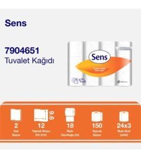 Sens İçten Çekmeli 24'lü Tuvalet Kağıdı